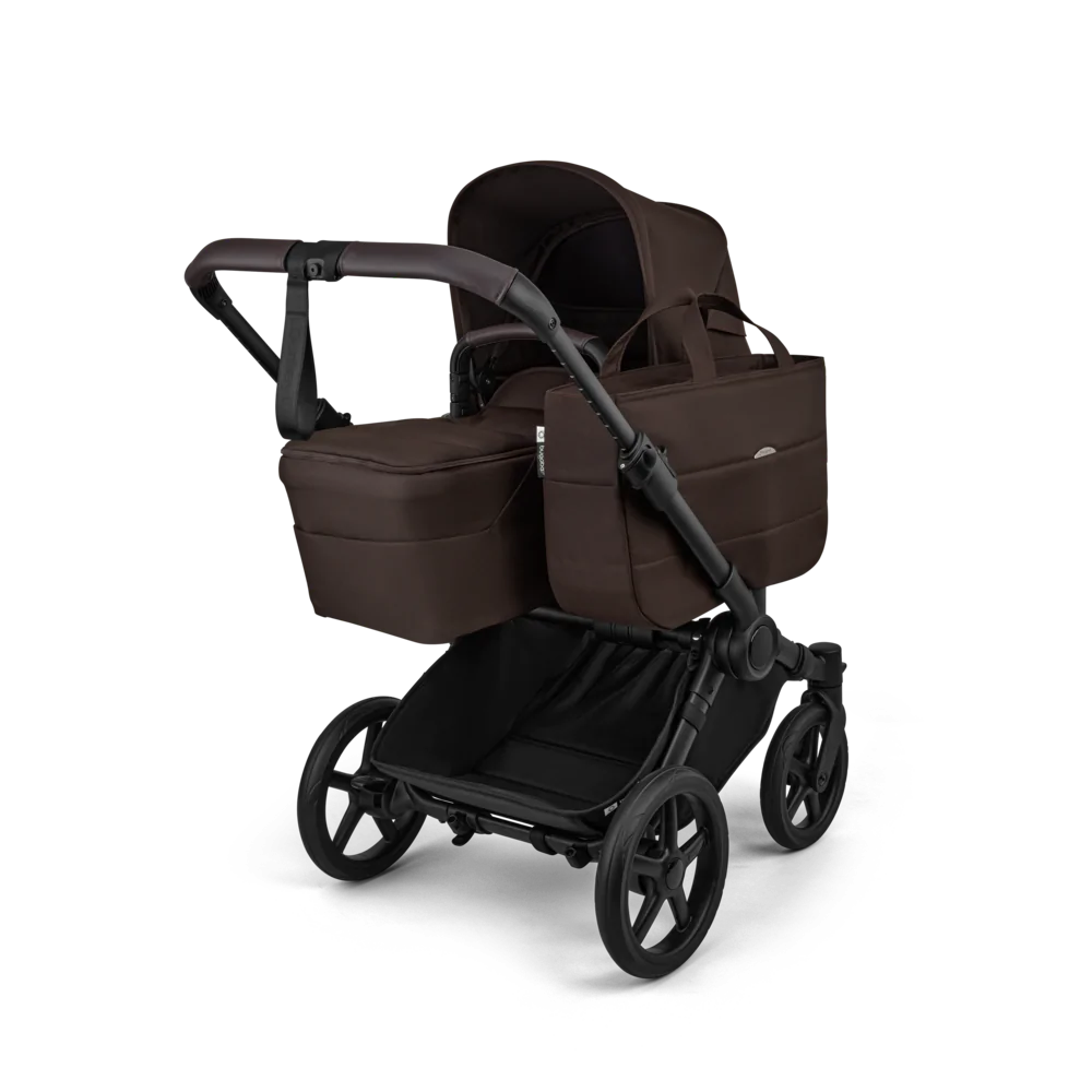 Medium PNG 100370007 donkey 6 bassinet black cocoa brown complete sideshot kopie